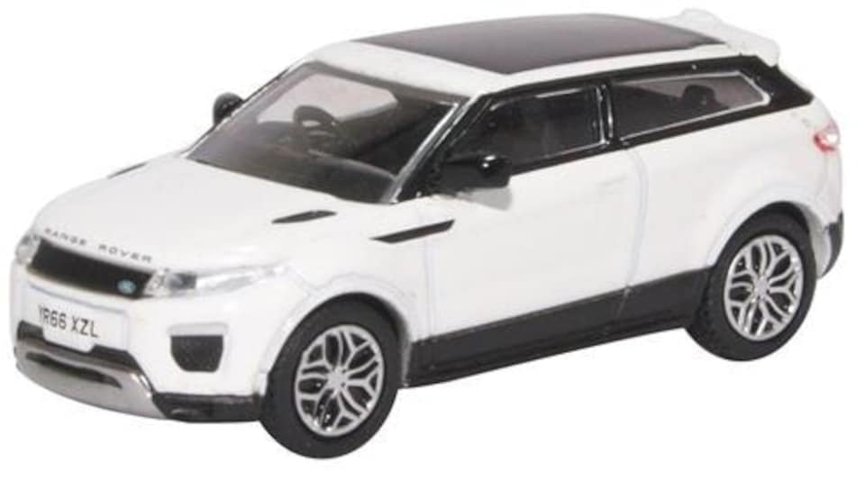 Oxford Diecast Range Rover Evoque 2016 Coupe (Facelift) Fuji White