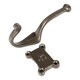 image 3 of Hammer & Tongs Number 5 Double Wall Hook - W50mm x H115mm - Raw