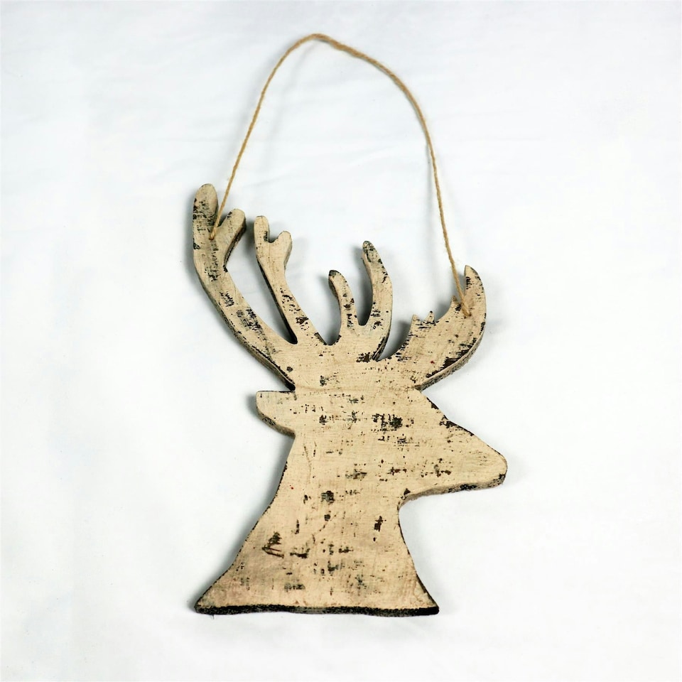 image 1 of Cream Deer Hanging Decorations