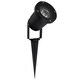 image 3 of ValueLights Pack of 10 - Ground Spike/Wall Mount IP65 Rated Outdoor Lights in a Black Finish - Complete 5w LED GU10 Bulbs 3000K Warm White
