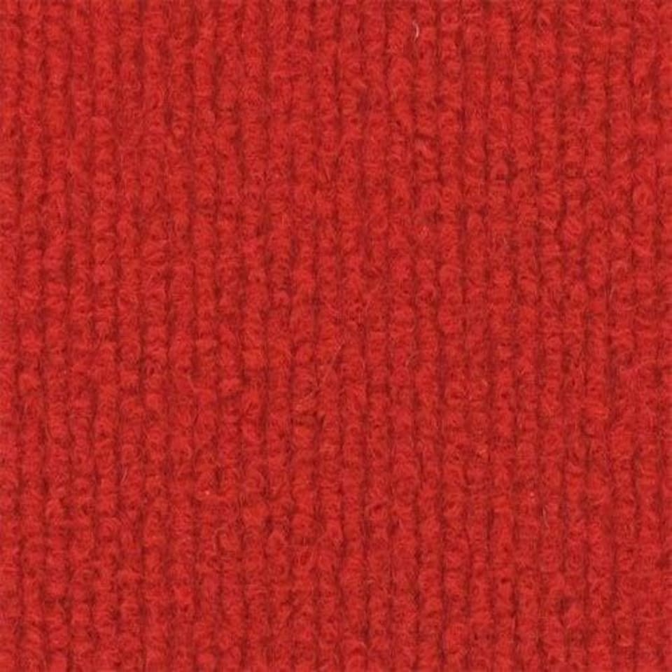 image 1 of 5 Metres Exhibition Quality Ribbed Heavy Duty Red Carpet Runner 2 Metres Wide