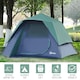 image 8 of Outsunny Family Pop-Up Camping Tent W/ Removable Waterproof Rainfly, Storage Bag