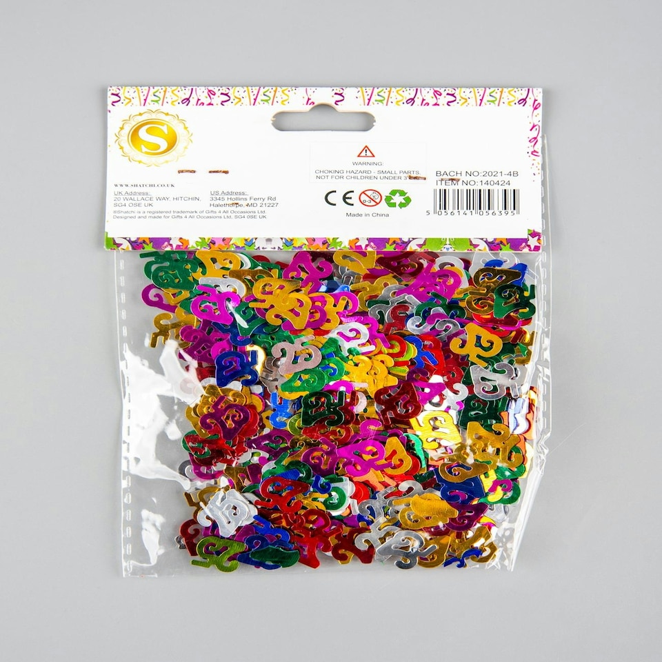 image 1 of of 14g Multicolour 25th Confetti