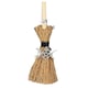 image 1 of Something Different Mini Magick Triple Moon Broomstick - Brown/Silver - One Size