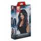 image 2 of Gothic Black with Purple Streaks Long Haired Wig