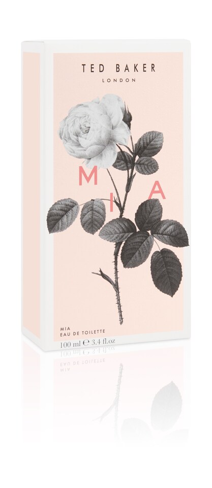 image 1 of DECON -  Ted Baker Floret Mia EDT, citrus, sweet raspberry and rose top notes with patchouli and amber base notes, glass bottle, Mia fragrance, 100ml | Black | Multi