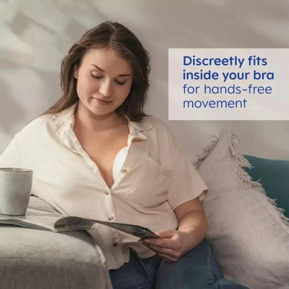 image 1 of MAM Move Single Wearable Breast Pump with 3 Modes and Silent Breast Milk Pump