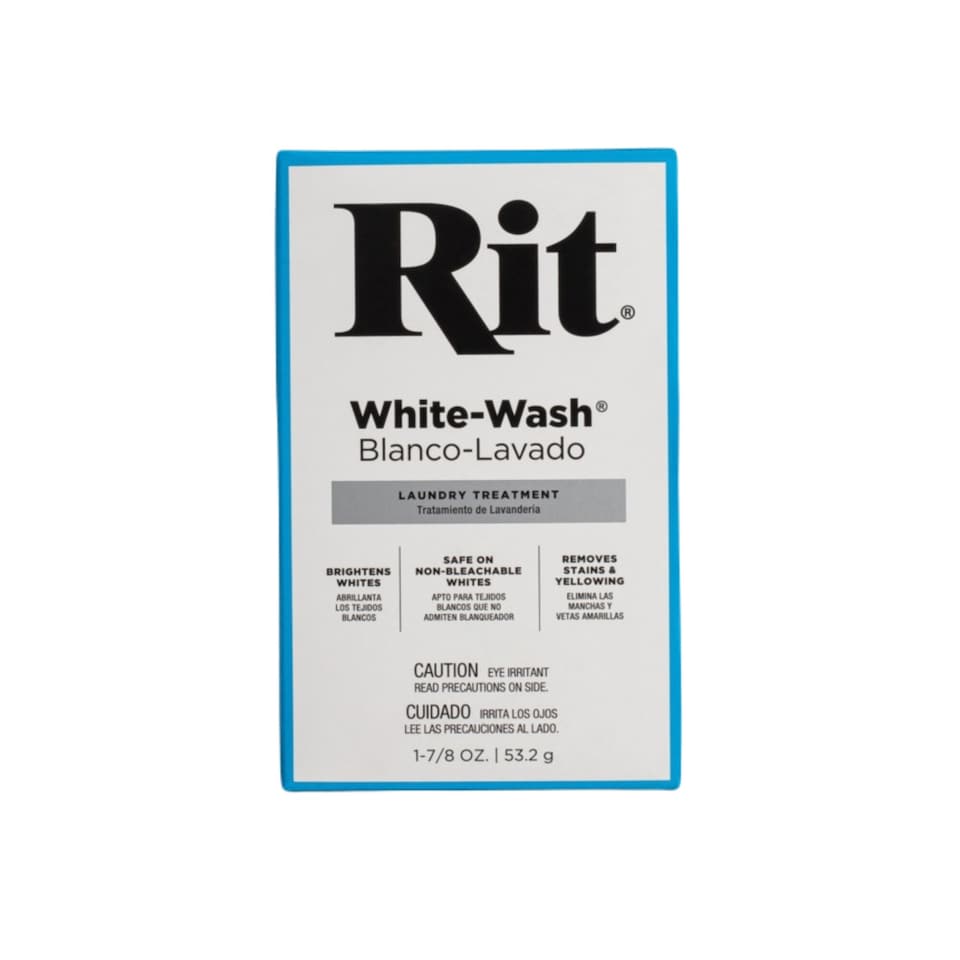 image 1 of Rit White-Wash Powder - Vintage Bleach Effect Fabric Additive 1.875oz