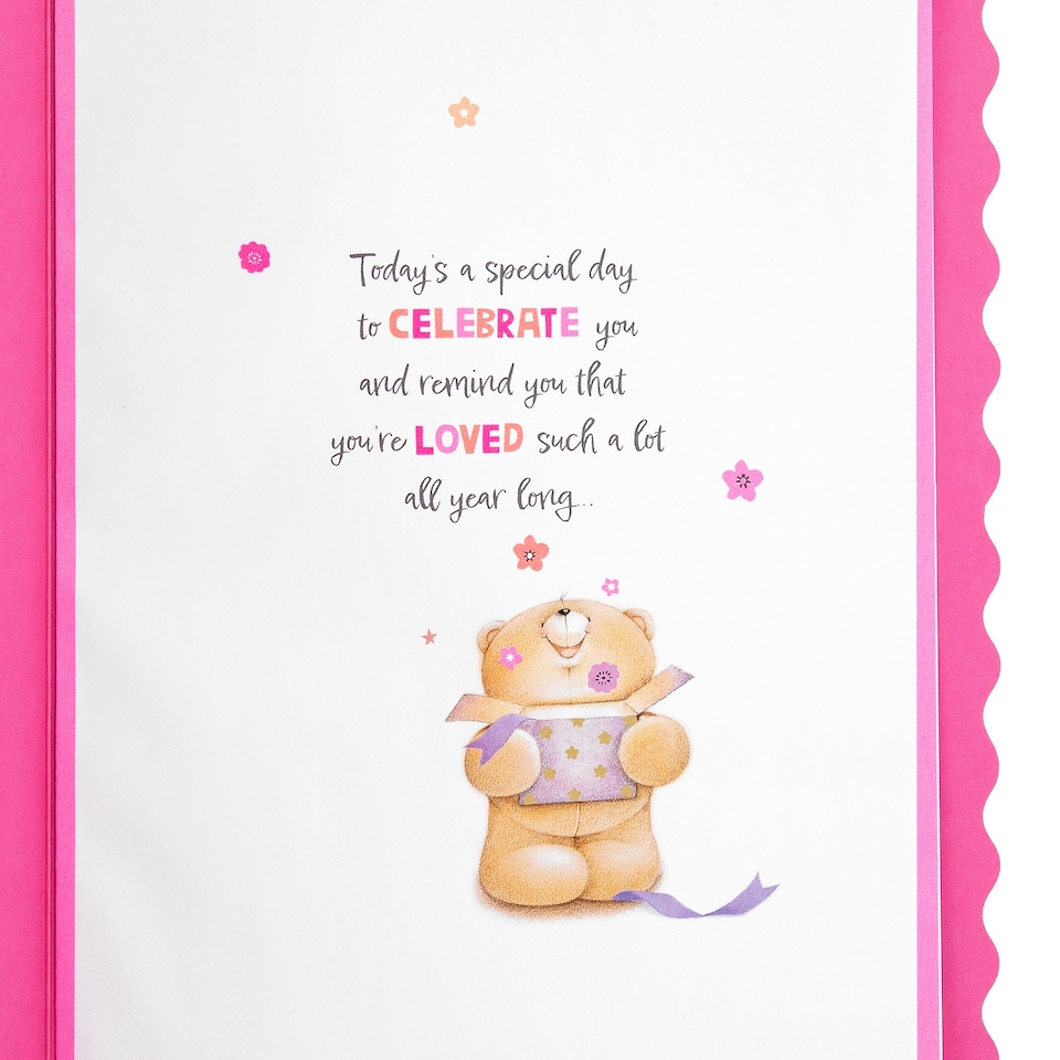 image 1 of Hallmark Birthday Card For Daughter - Cute Forever Friends With Flower Design