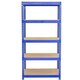 image 4 of 5 x Q-Rax 90 x 50 x 180cm Blue Blue