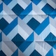 image 5 of OHS Reversible Coverless 10.5 Tog Soft Plush All Year Round Duvet Cover and Pillowcase Bedding Set Blue | Navy Abstract | Double