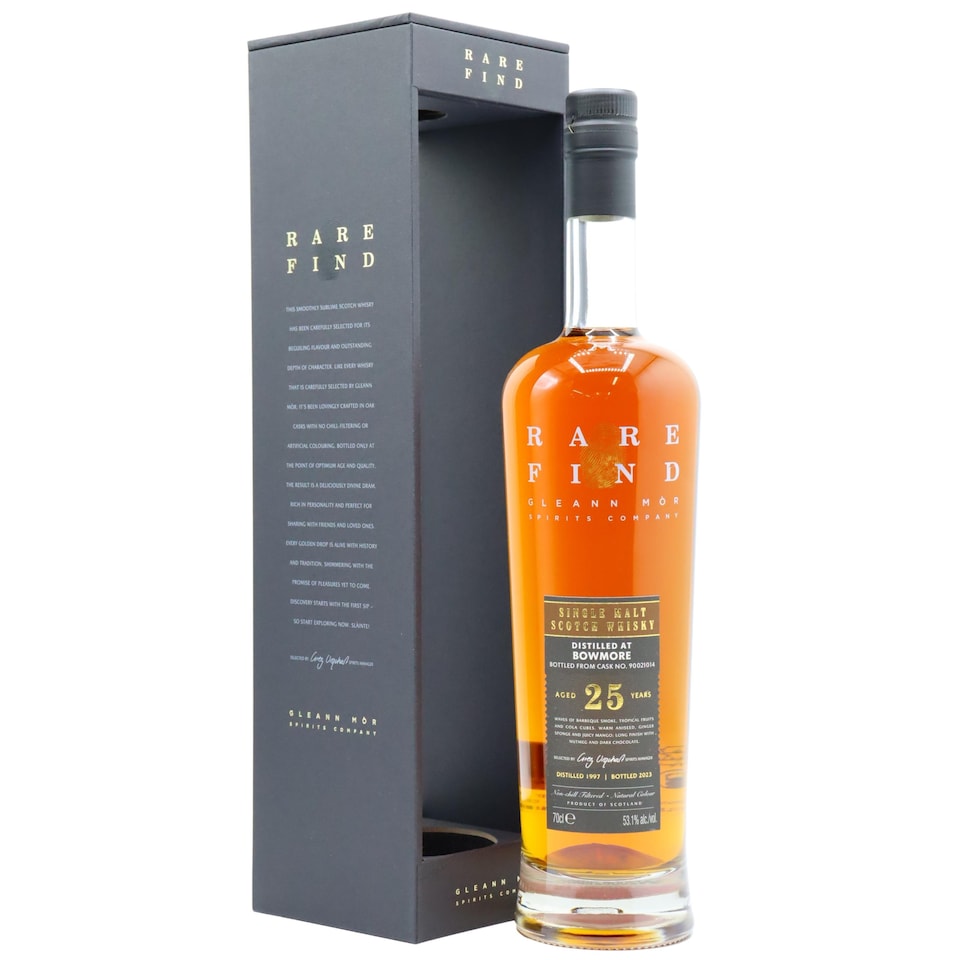 Bowmore - Gleann Mor Rare Find Single Cask No. 90021014 1997 25 year old Whisky