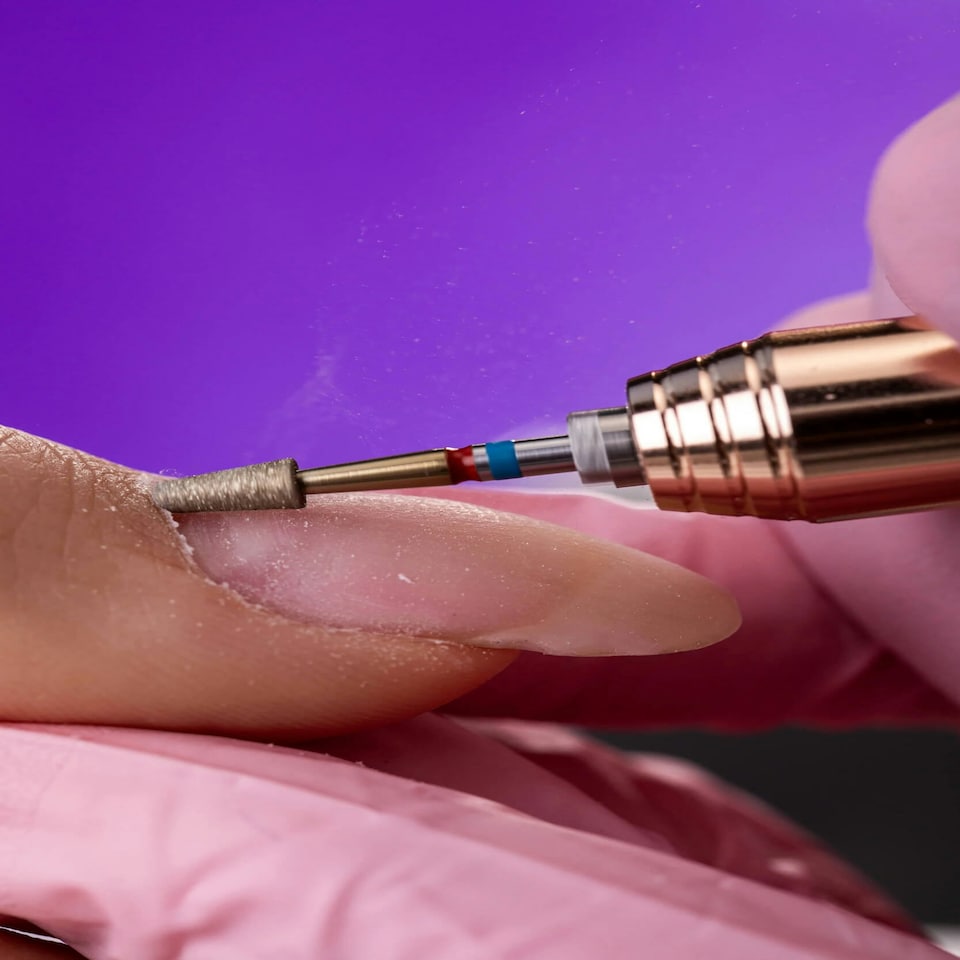 image 1 of IQ Nails Diamond Nail Drill Bit DuoFrez Truncated Cone Fine/Standard 3.1mm ZRN Coating Manicure Pedicure 171.FM.031Z