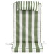 image 3 of High Back Seat Pad Deck Stripe, Cushion, Olive