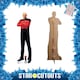image 2 of Captain Jean-Luc Picard Star Trek: The Next Generation Patrick Stewart Lifesize Cardboard Cutout 176cm