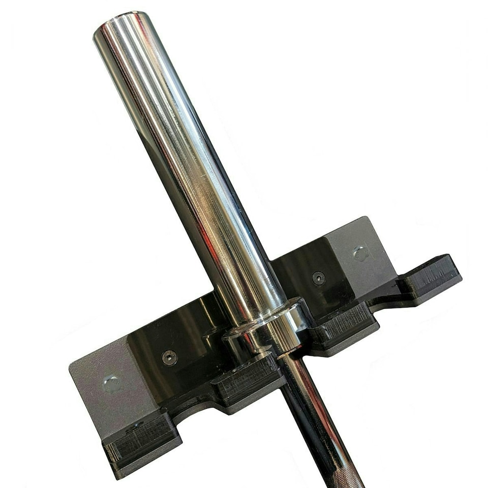 image 1 of Wall Mounted Barbell Storage Rack 3 Bar Holder