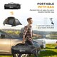 image 7 of Outsunny Camping Tent Dome Tent with Removable Rainfly for 1-2 Man, Grey