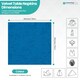 image 2 of Square Crushed Velvet Napkins, Cloth with Hemmed Edges Napkins - 20 Inch