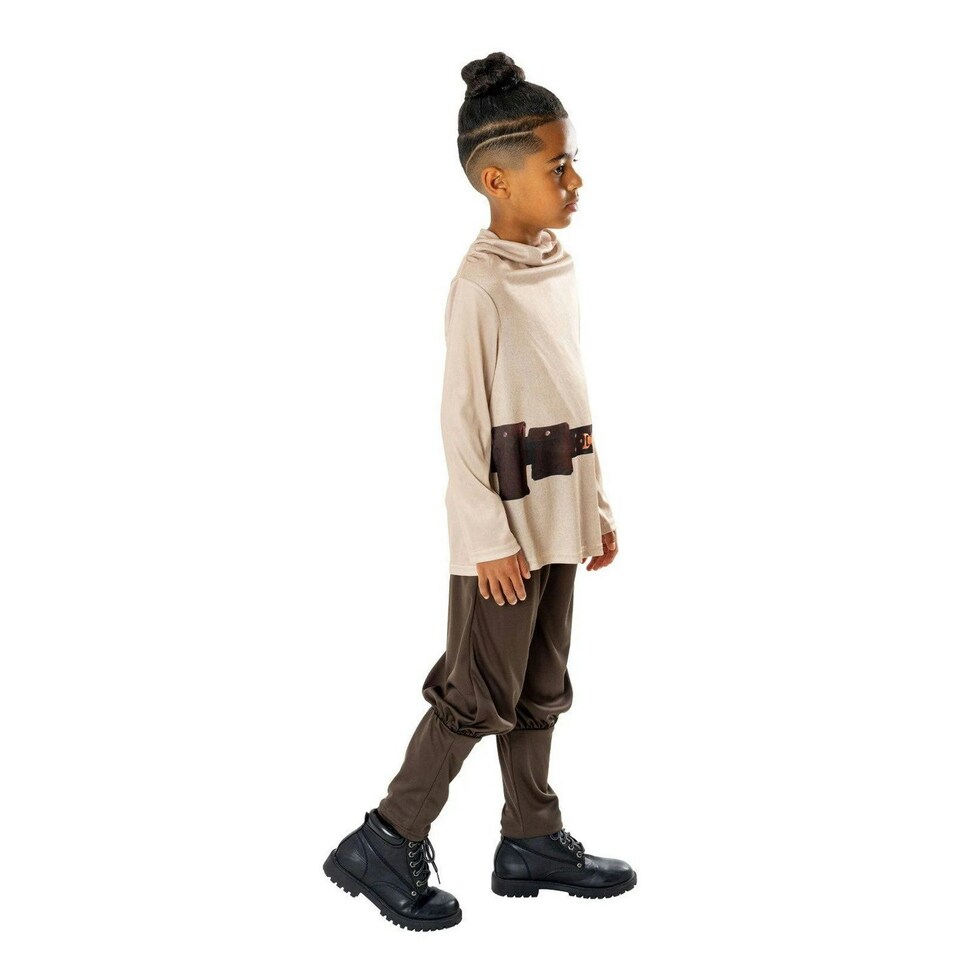 image 1 of Star Wars: Obi-Wan Kenobi Childrens/Kids Costume - Brown/Cream - 5-6 Years Brown | 5