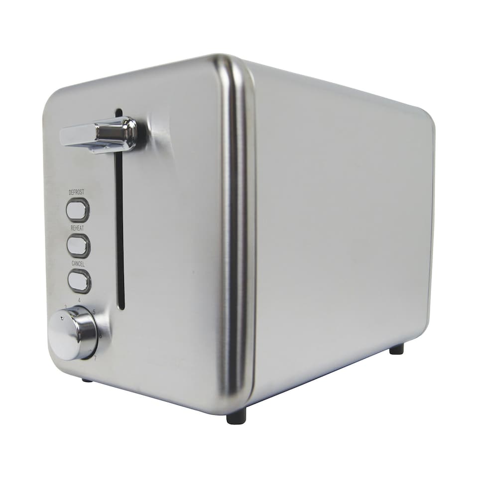 image 1 of Igenix IG3202, 2 Slice Toaster, Reheat Function, Slide out Crumb Tray, Stainless Steel