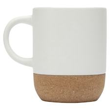 Floso Billie Cork Ceramic Sublimation 300ml Mug - White - One Size