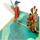 image 5 of Hummingbird Harmony Pop-Up Greeting Card