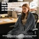 image 7 of Lavio Electric Blanket Throw Soft Reversible Washable Fast Heating