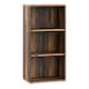 image 1 of Essential Tall Narrow 2 Shelf Bookcase in Vintage Oak