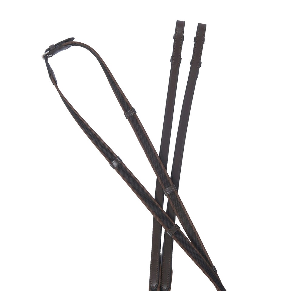 Collegiate Suregrip Leather Reins IV - Brown - 54in