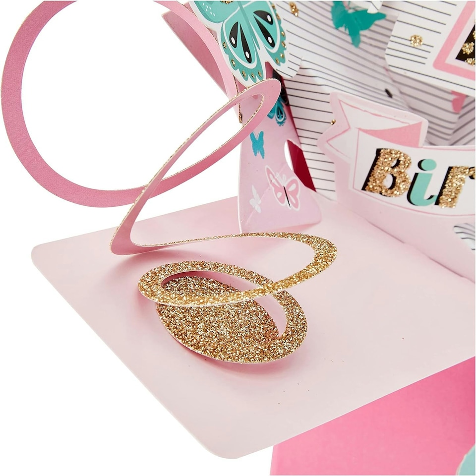 image 1 of Happy 18th Birthday 3D Pop-Up Greeting Card