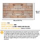 image 8 of NOVECRAFTO Faux Wood Wall Panels – 6 PVC Sheets, Covers 2.76 sqm (29.76 sq ft), 96x48cm Each – Natural Oak Wood Effect Cladding, Moisture Resistant