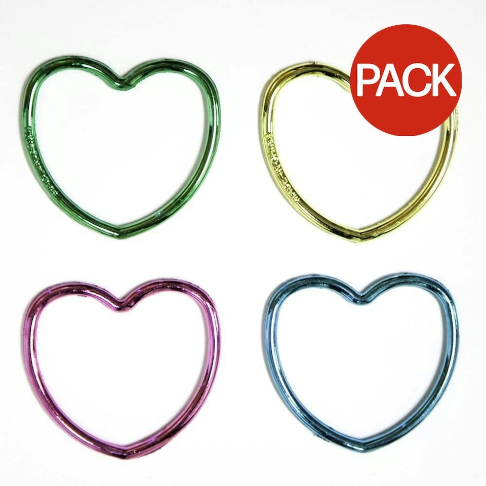 Unique Party Heart Bracelet (Pack of 12) - Multicoloured - One Size (UTSG23965)