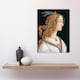 image 4 of Idealized Portrait of a Lady Botticelli Vintage Huge Wall Art Print 18X24 In