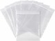 image 1 of 5000 Clear Zip Seal Bags 8x11 Inch Large Resealable Pouches | Clear