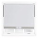 image 2 of FURNISHED Blackout Roller Blinds with Diamante Trim and Bow Cut to Size | White | White | (W) 180cm x (L) 165cm