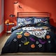 image 1 of Catherine Lansfield Halloween Trick or Treat Reversible Duvet Cover Set Black Black | Single