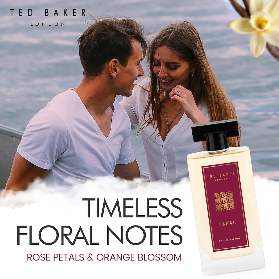 image 1 of Ted Baker Eshal Perfume, Oud, Amber, Vanilla Scent. 100ml