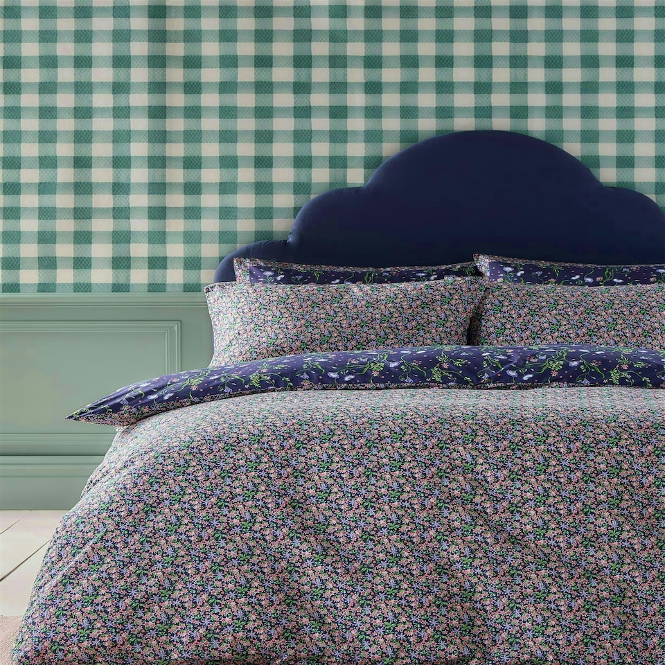 image 1 of Cath Kidston Nightshade Duvet Cover Set Blue | Double