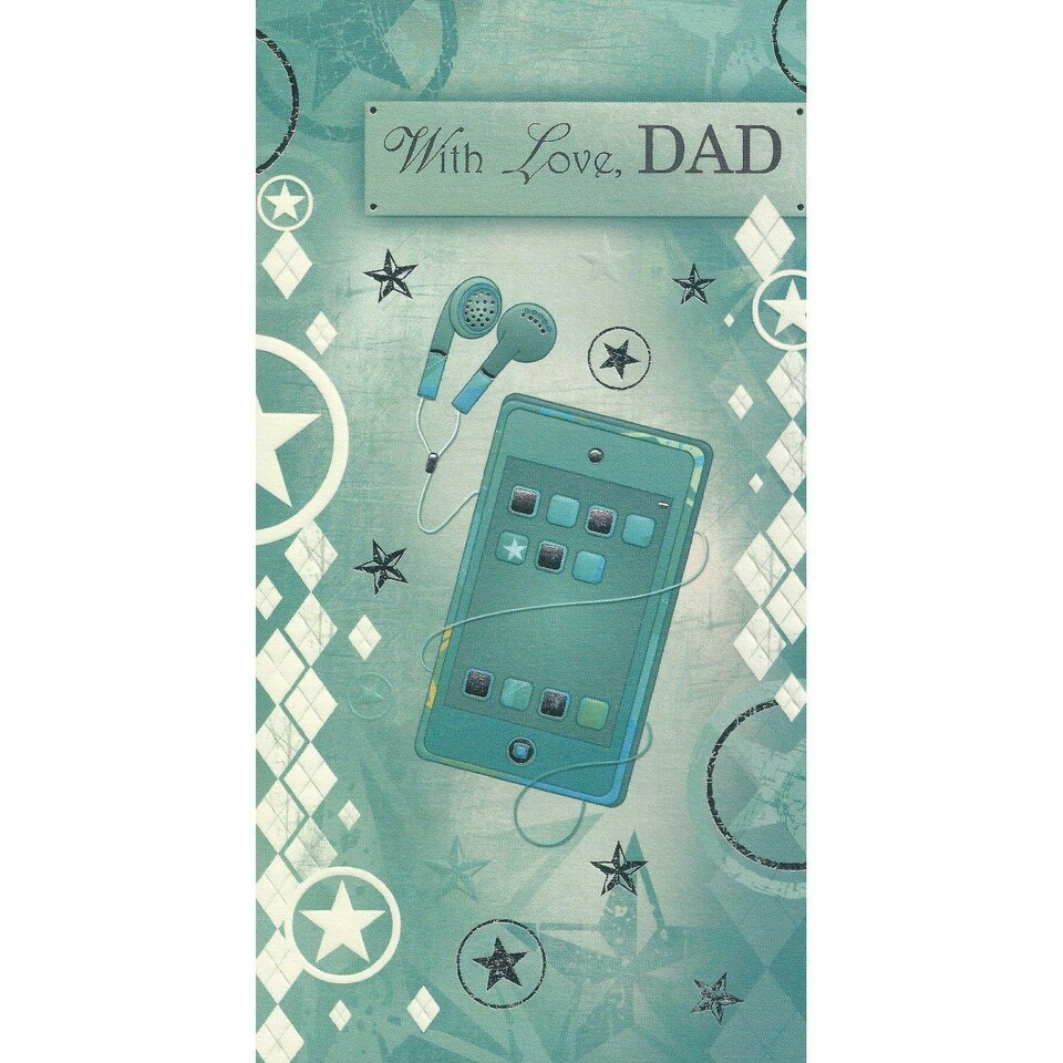 image 1 of With Love Dad Happy Father's Day card