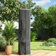 image 6 of Outsunny Heavy Duty Gas Pyramid Outdoor Patio Heater Cover, Black | Black | Black