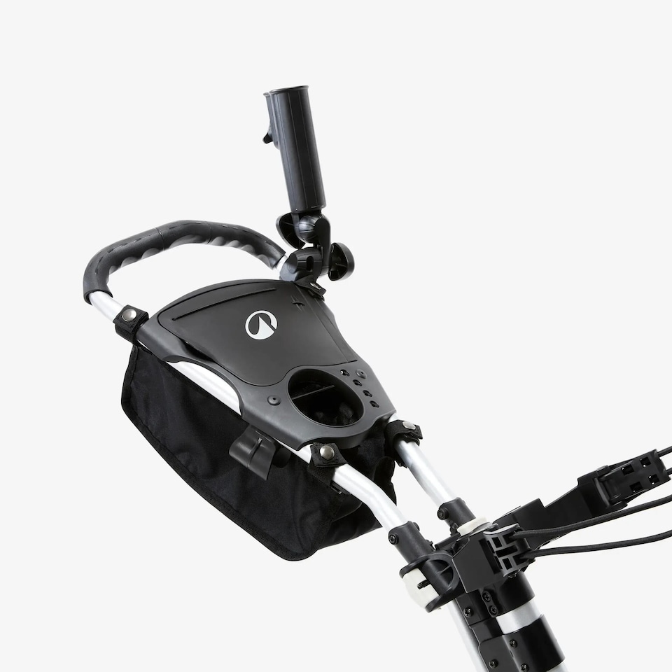 image 1 of Decathlon 3-wheel golf trolley, Inesis 900 360° grey