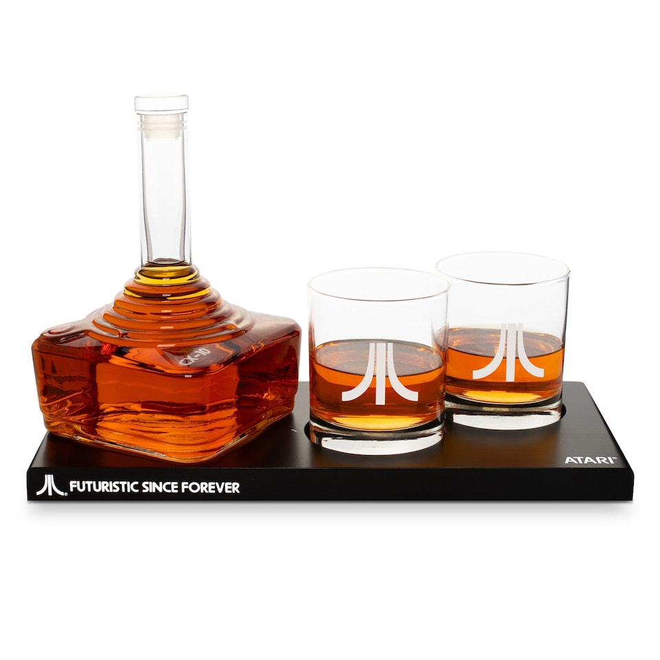 image 1 of Thumbs Up Atari CX-10 Joystick Decanter Set