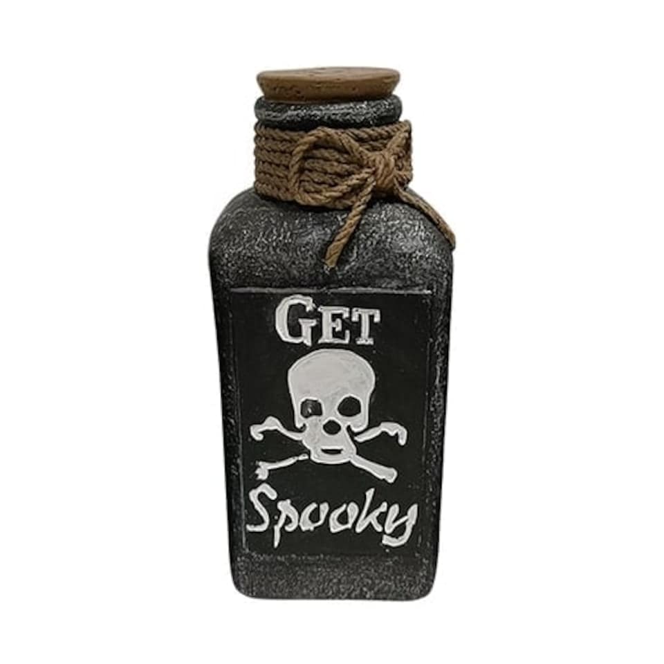 Halloween Get Spooky Potion Bottle Decoration 15cm