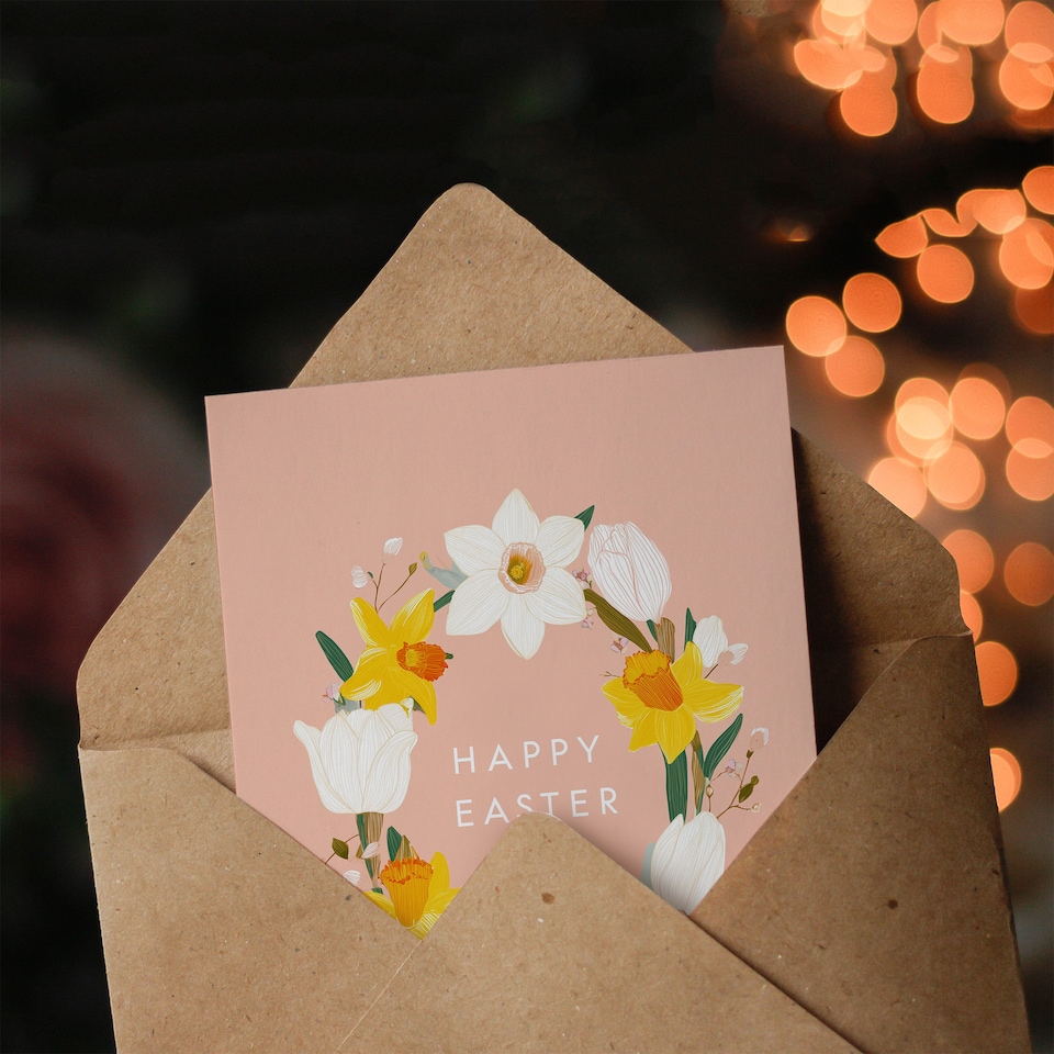 Artery8 Spring Wildflower Bouquet In A Glass Wine Bottle Flowers Nature Birthday Card