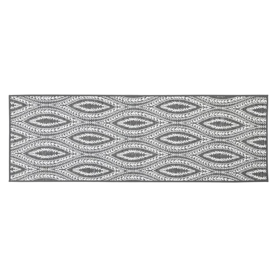 image 1 of JVL Harmony Machine Washable Entrance Runner Doormat, 50x150cm - Eyes