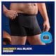 image 5 of TENA MEN Washable and Reusable Protective Boxer Black M 40x1p