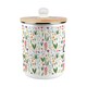 image 7 of Spring Flowers Compost Caddy - Metal 2L Decorative Kitchen Food Waste Bin