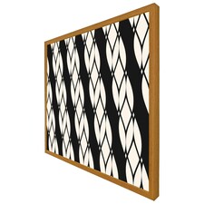 Geometric rope pattern (Picture Frame) Brown | Oak | XS