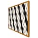 image 1 of Geometric rope pattern (Picture Frame) Brown | Oak | XS