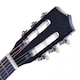 image 8 of Black 34 Inch Half Size 6 String Classical Acoustic Guitar | Black